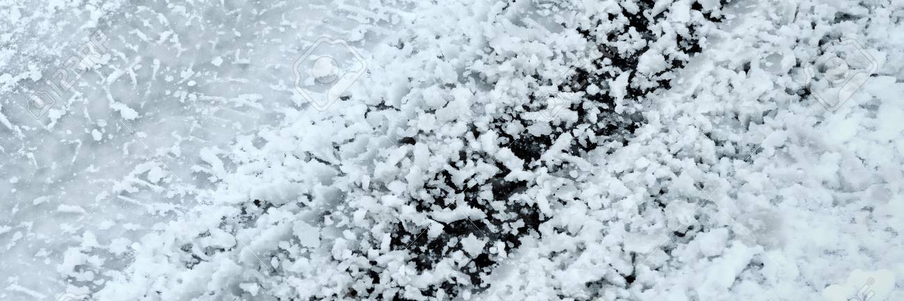 Winter Driving Background - snowy road with tire tracks - 113081632 Winter Driving Background - snowy road with tire tracks - 113081632
