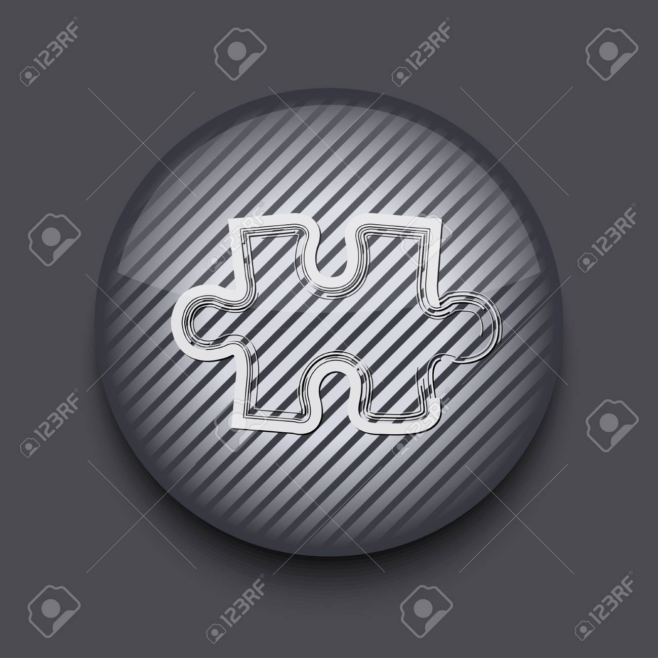 vector app circle striped