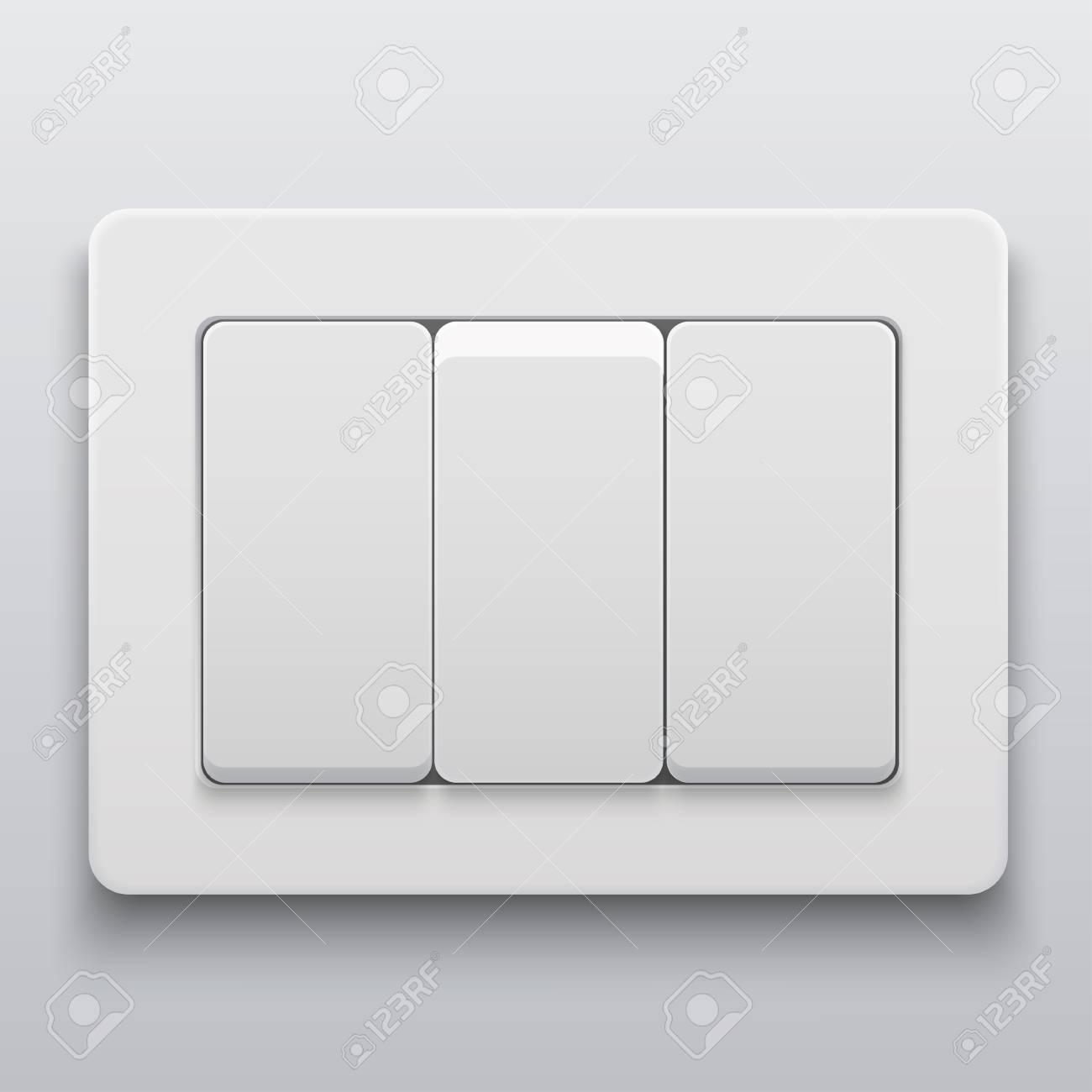 Modern Light Switches >> Vector Modern Light Switch Icon On Light Background Modern Light Switches >> Vector Modern Light Switch Icon On Light Background