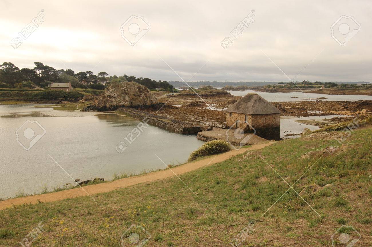 Moulin à Marée Birlot île De Brehat France