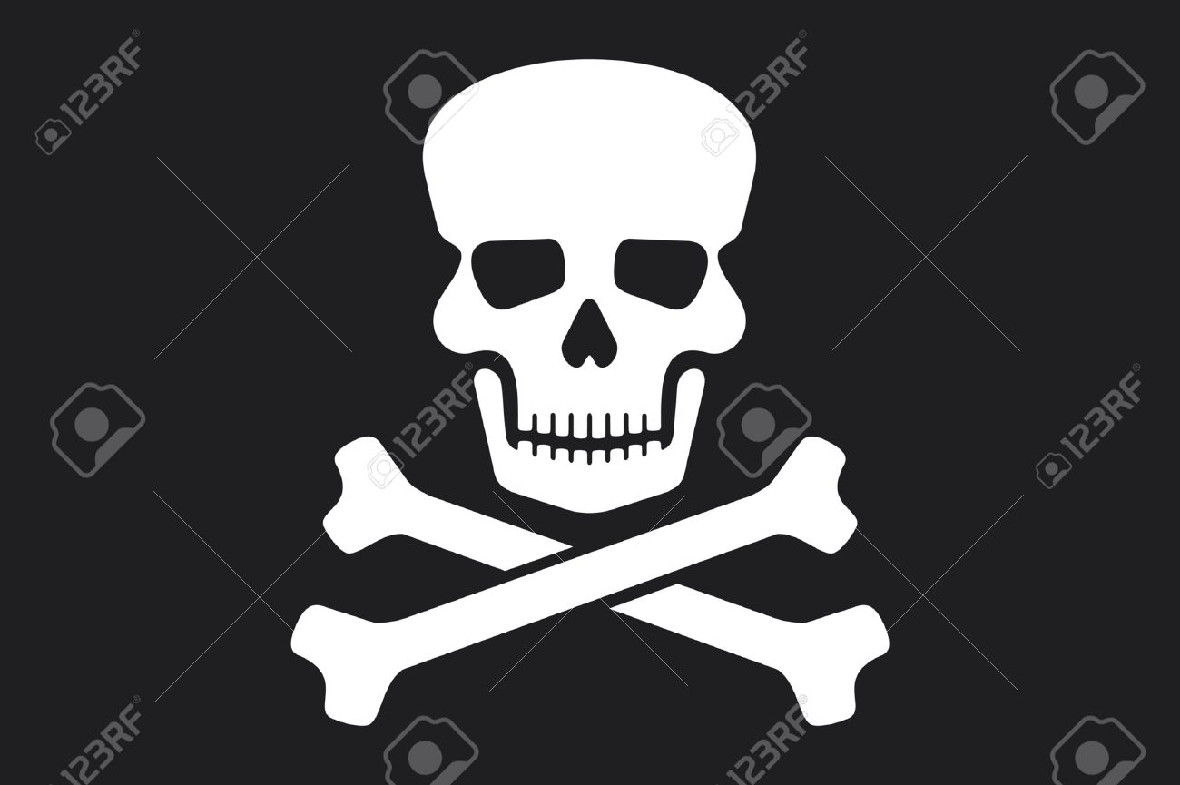 Pirate Flag Jolly Roger Pirate Flag With Skull And Cross Bones