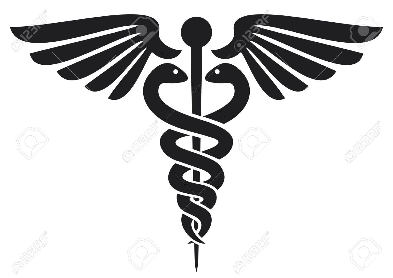 Caduceus Medical Symbol Emblem For Drugstore Or Medicine, Medical Sign,  Symbol Of Pharmacy, Pharmacy Snake Symbol Royalty Free SVG, Cliparts,  Vectors, and Stock Illustration. Image 14965484., image size:1300x920