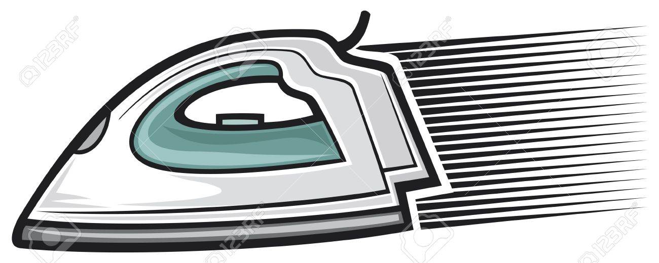 スチーム アイロンのイラスト素材 ベクタ Image
