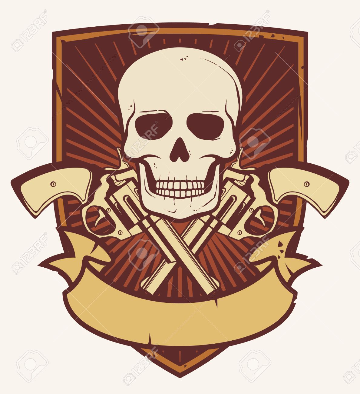 skull and two crossed revolvers tattoo skull and gun gun skull skull and two crossed revolvers tattoo skull and gun gun skull