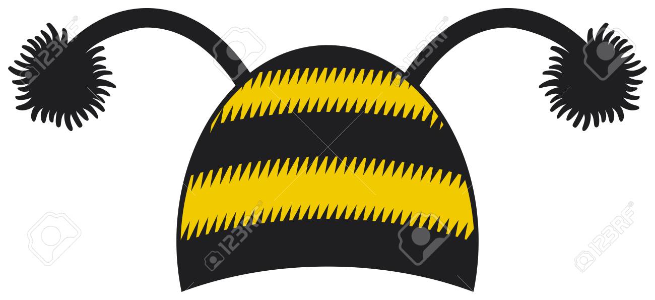 蜂蜂帽子のイラスト素材 ベクタ Image