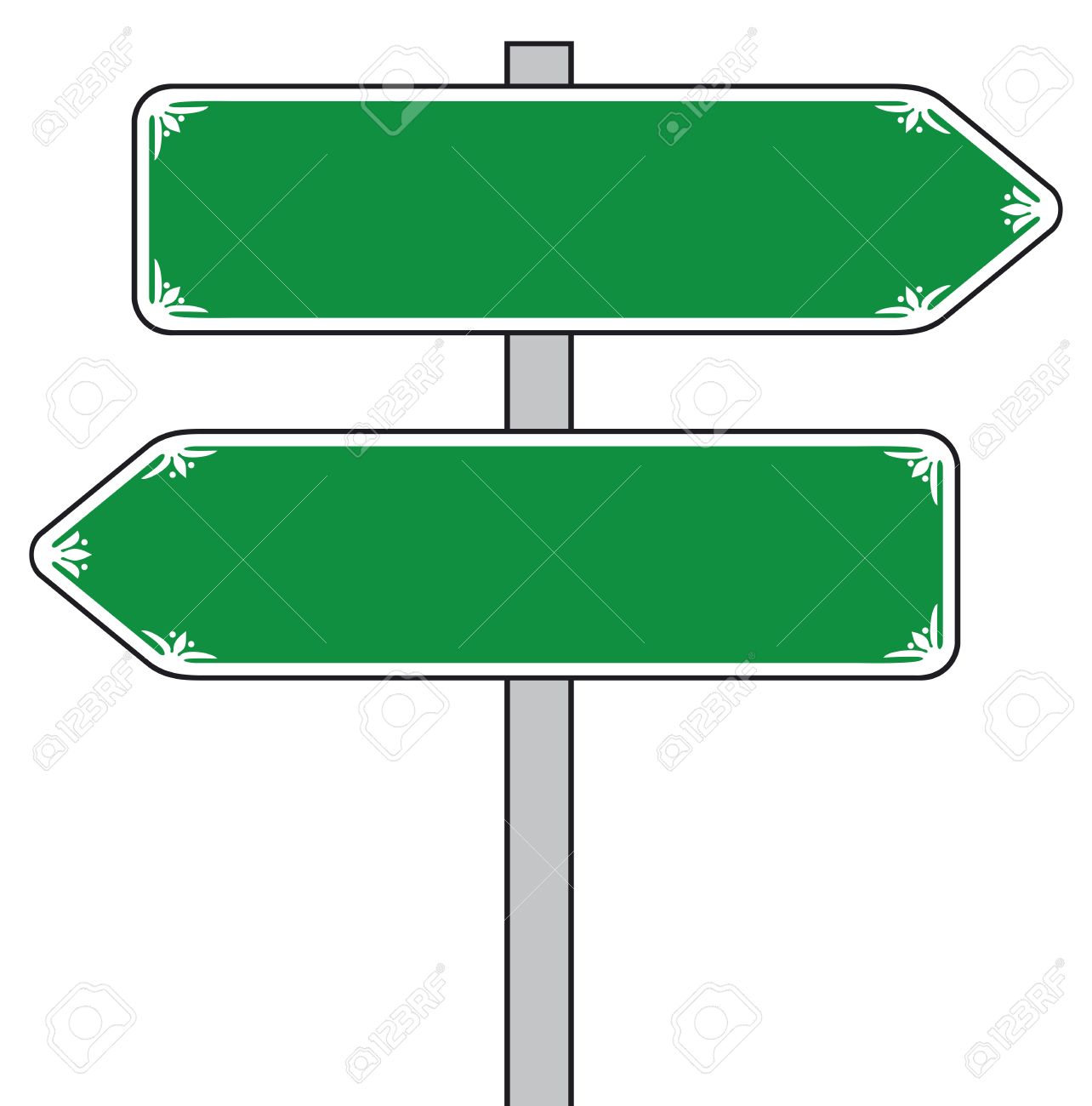 sign direction street sign road sign royalty free cliparts