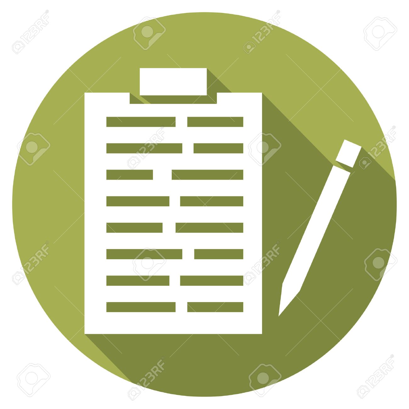 medical records and pencil flat icon medical report icon royalty