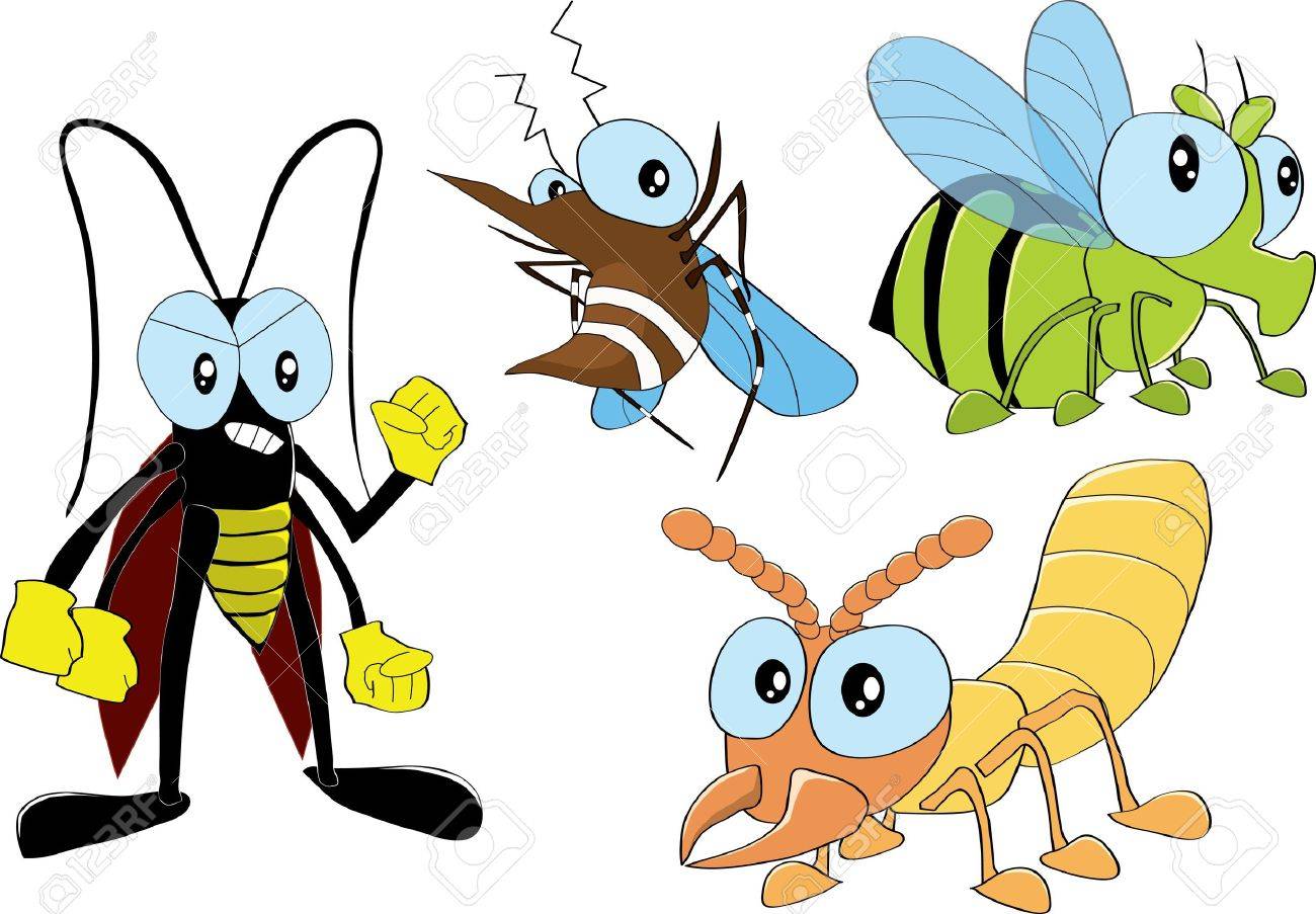 害虫 ゴキブリ シロアリ 蚊 ハエのイラスト素材 ベクタ Image