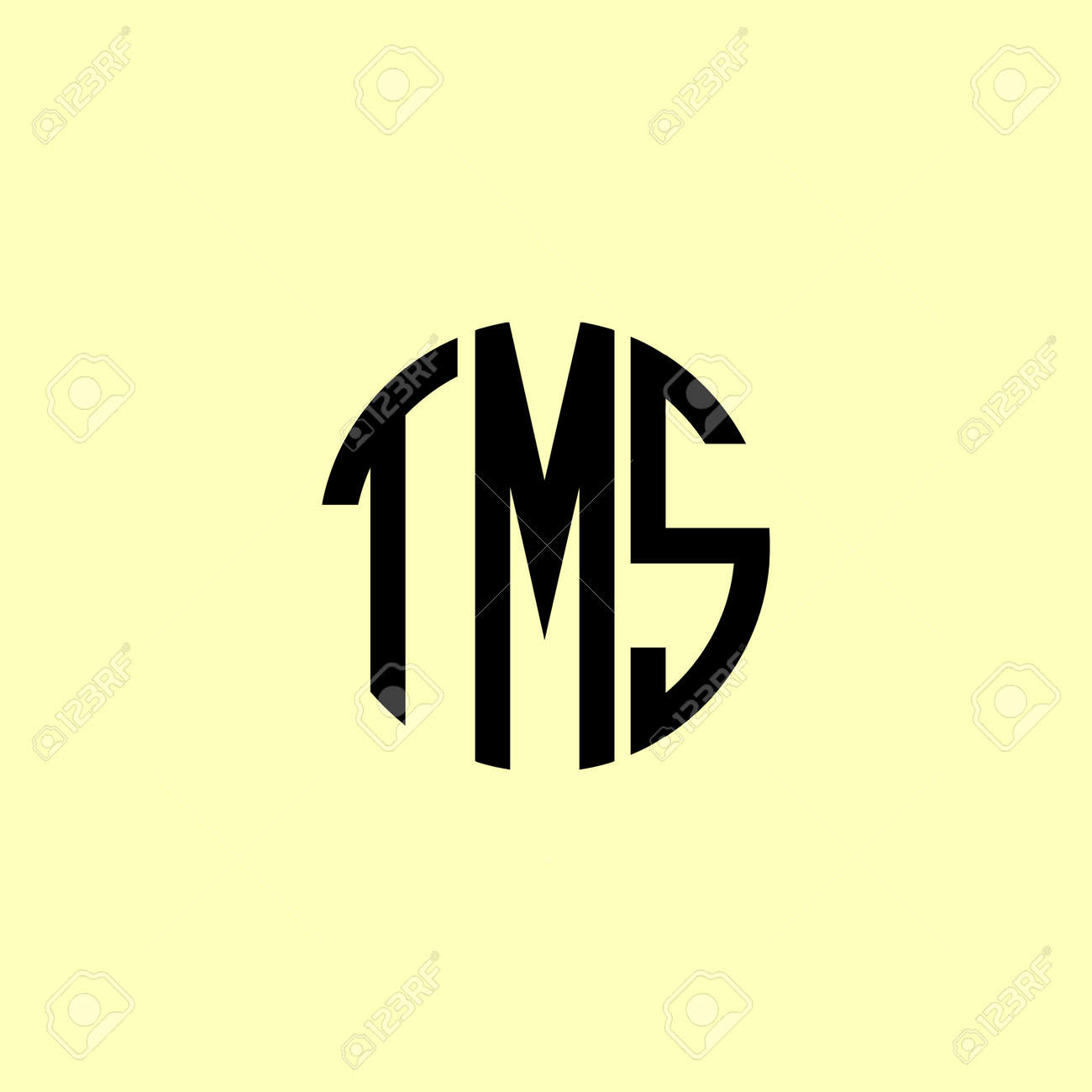 Creative Rounded Initial Letters TMS Logo. It will be suitable for which company or brand name start those initial. - 169465556 Creative Rounded Initial Letters TMS Logo. It will be suitable for which company or brand name start those initial. - 169465556