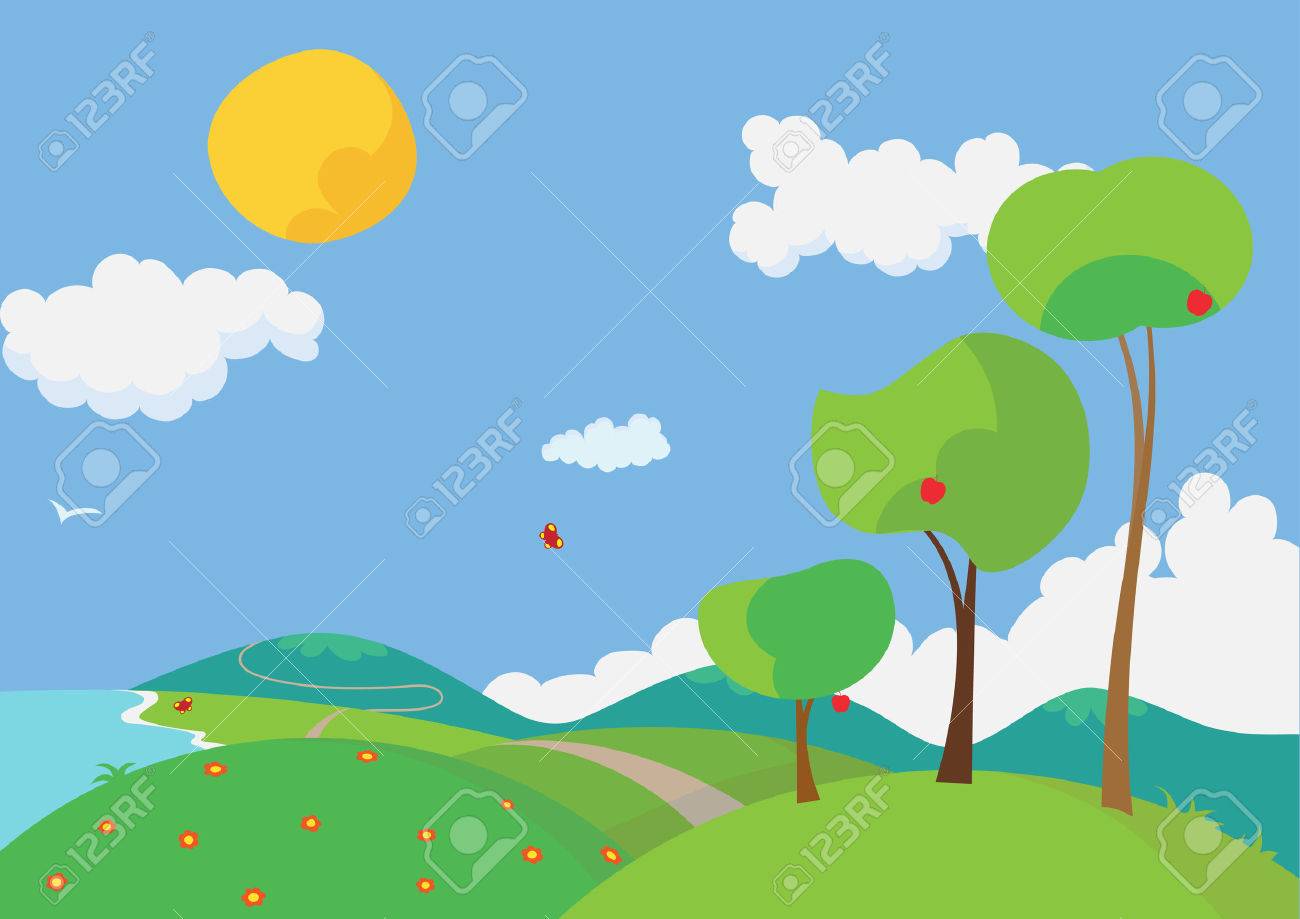 Disegni Di Fiori Colorati Interesting Fiore Di Magnolia Magnolia beautiful foreste ed alberi colorati vettoriale immagine with disegni di fiori colorati