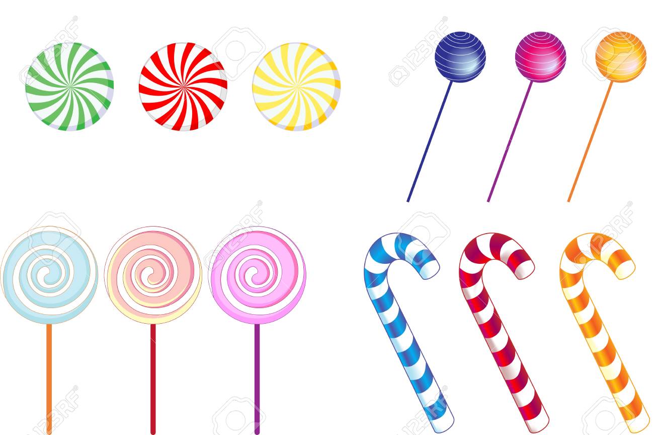 Illustration Of Some Popular English Sweets Candy Stock Photo Picture And Royalty Free Image Image
