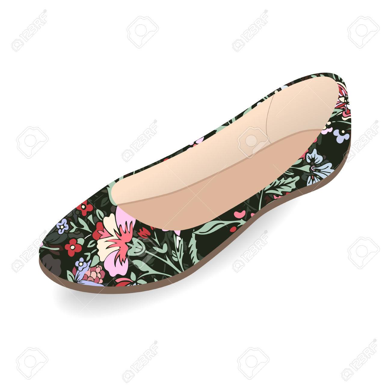 floral dress shoes