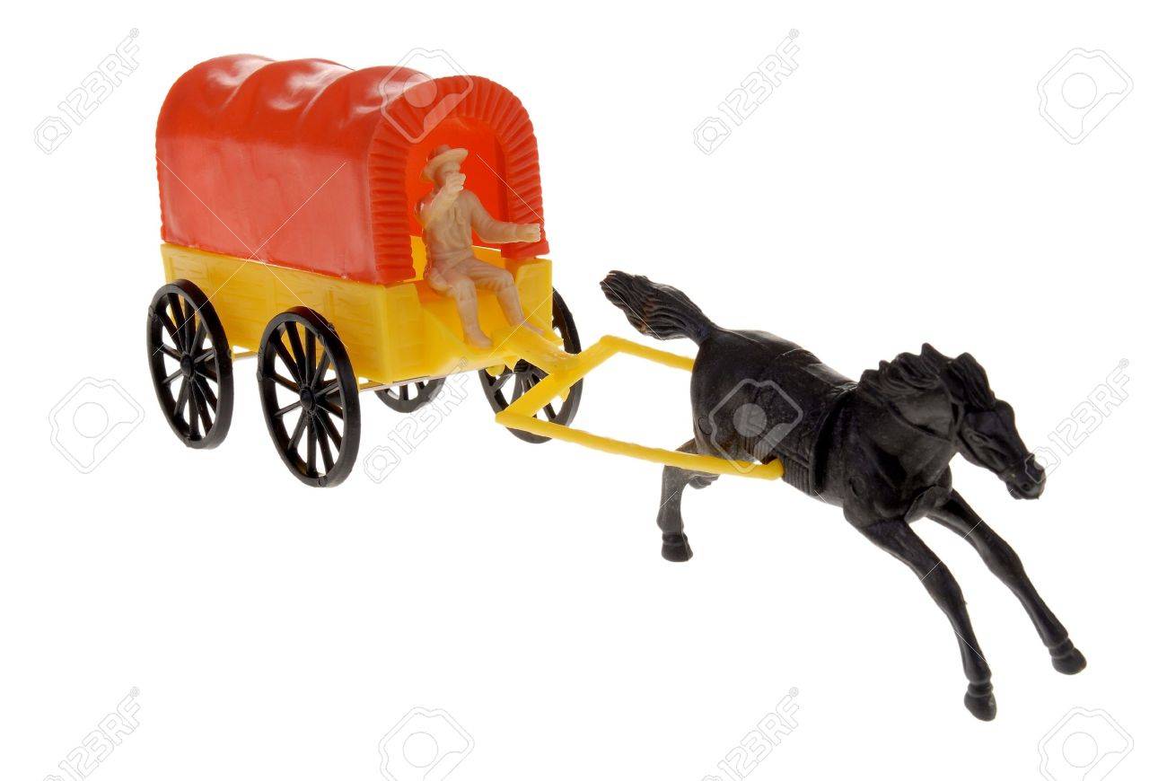 plastic toy wagon