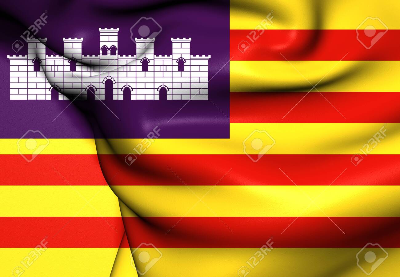 Drapeau Des Iles Baleares Espagne Fermer Banque D Images Et Photos Libres De Droits Image 26391113
