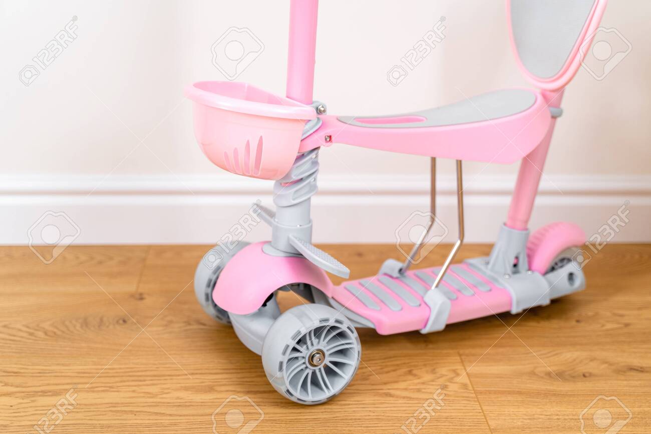pink baby scooter