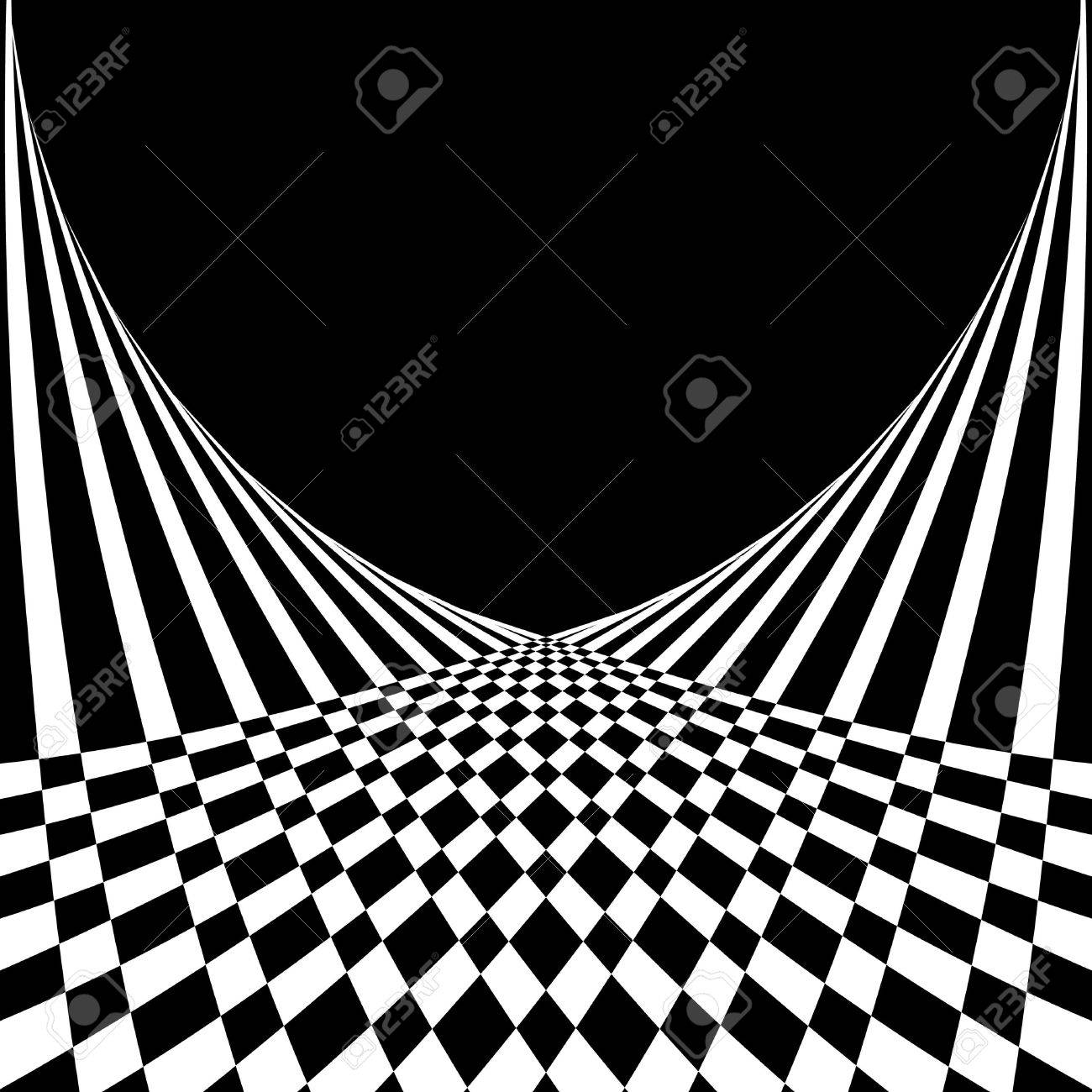 Optical illusion. Abstract background in op art style. Vector illustration. - 12927316 Optical illusion. Abstract background in op art style. Vector illustration. - 12927316