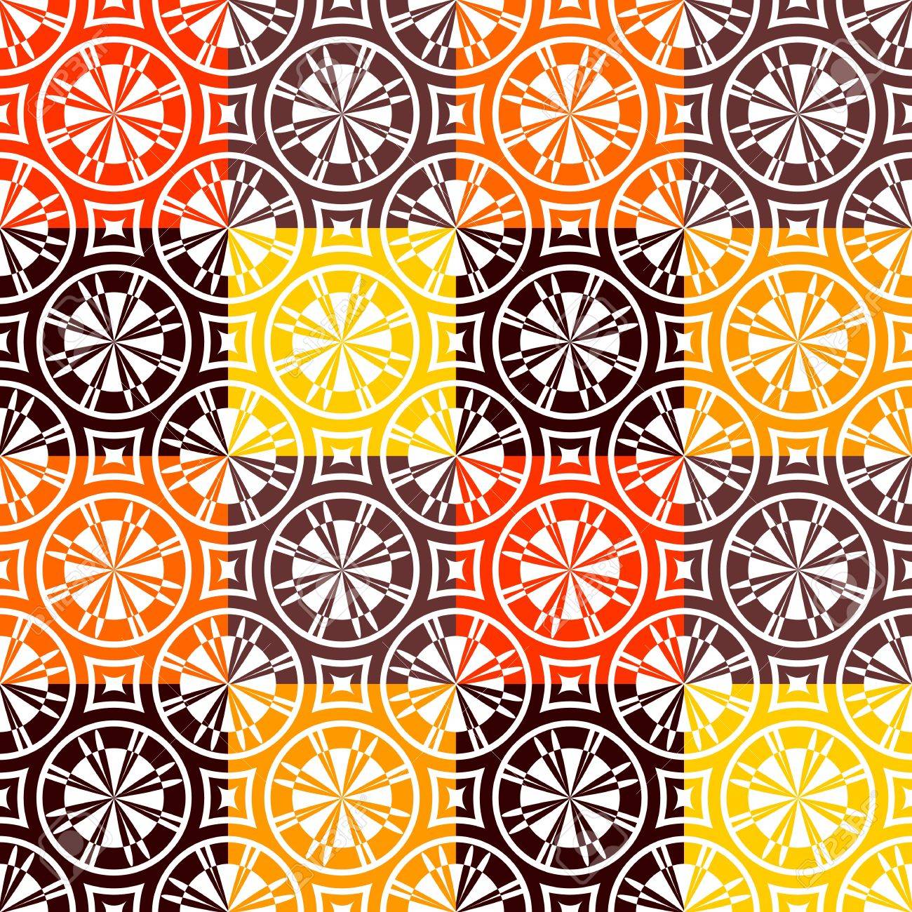 Seamless checked pattern in warm colors - 14088637 Seamless checked pattern in warm colors - 14088637