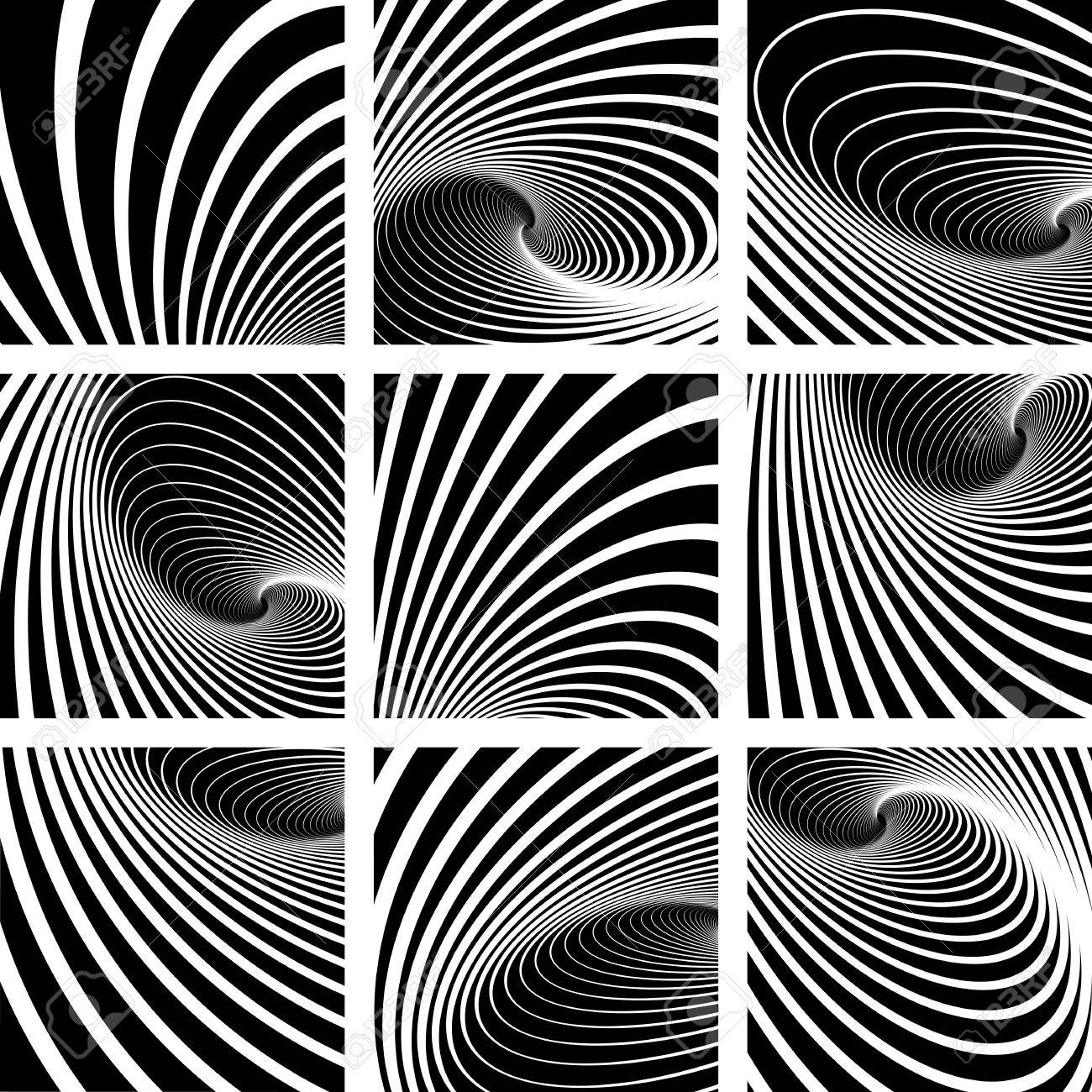 Illusion of vortex motion Abstract backgrounds set Vector art - 16269673 Illusion of vortex motion Abstract backgrounds set Vector art - 16269673
