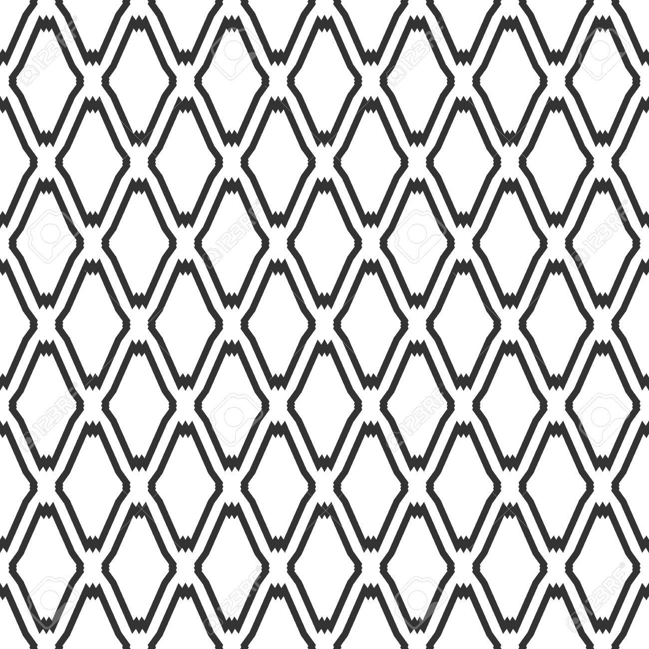 シームレスなダイヤモンド オリエンタル パターン 幾何学的な格子状テクスチャ ベクター アートです のイラスト素材 ベクタ Image