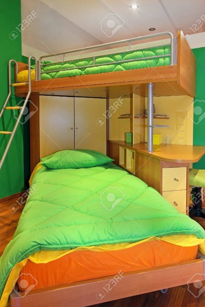 double bed for kids room