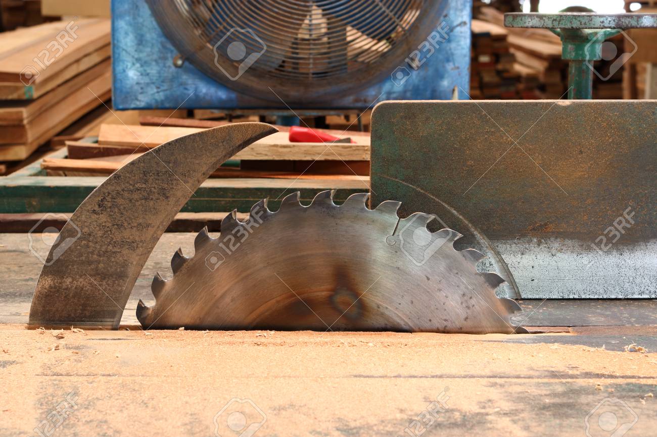 Side On View Of Table Saw Stock Photo Picture And Royalty Free Image Image 73129338