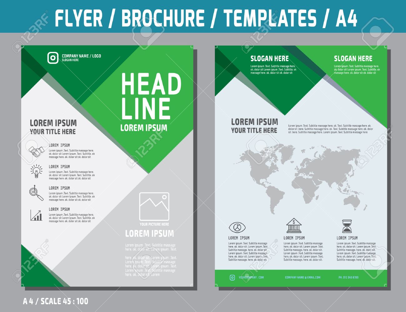 brochure size