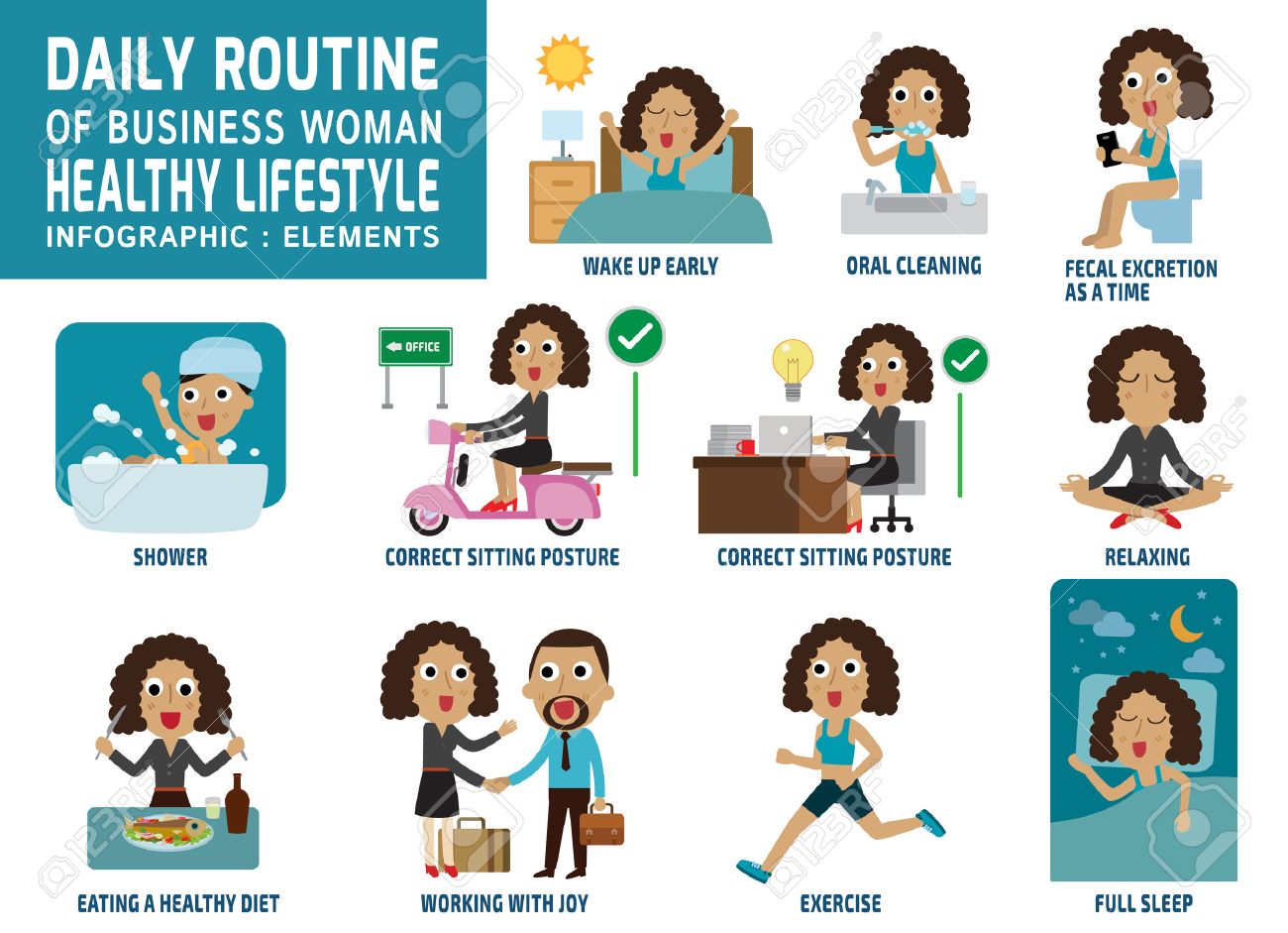 Инфографика Daily Routine