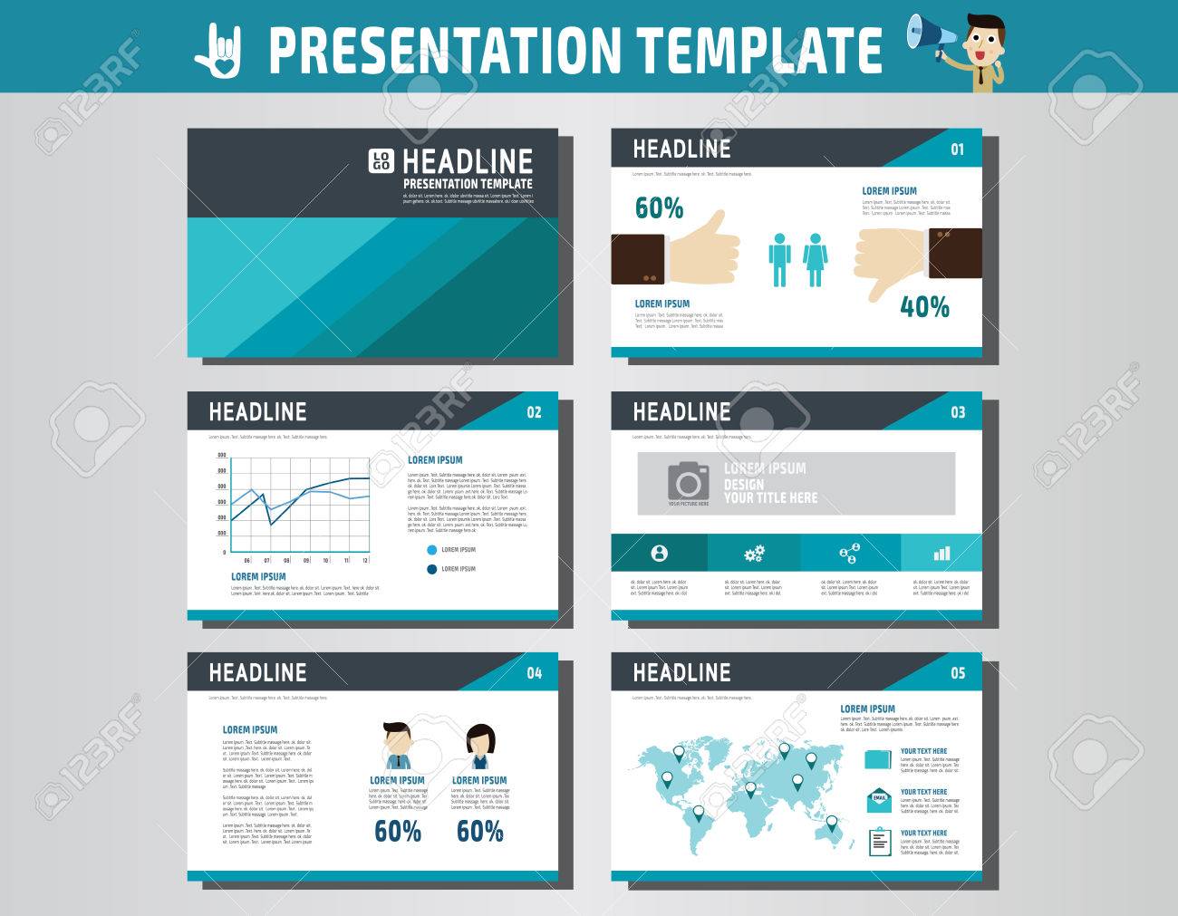marketing leaflet template