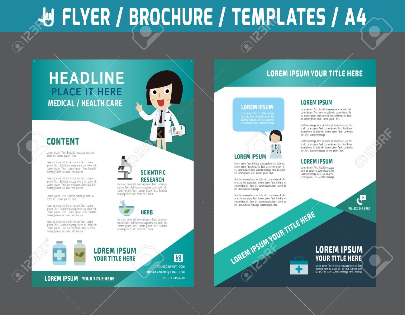 Flyer Mehrzweck-Design-Vorlage Vektor In A20 Size.Templates Oder In Health And Wellness Flyer Template Flyer Mehrzweck-Design-Vorlage Vektor In A20 Size.Templates Oder In Health And Wellness Flyer Template