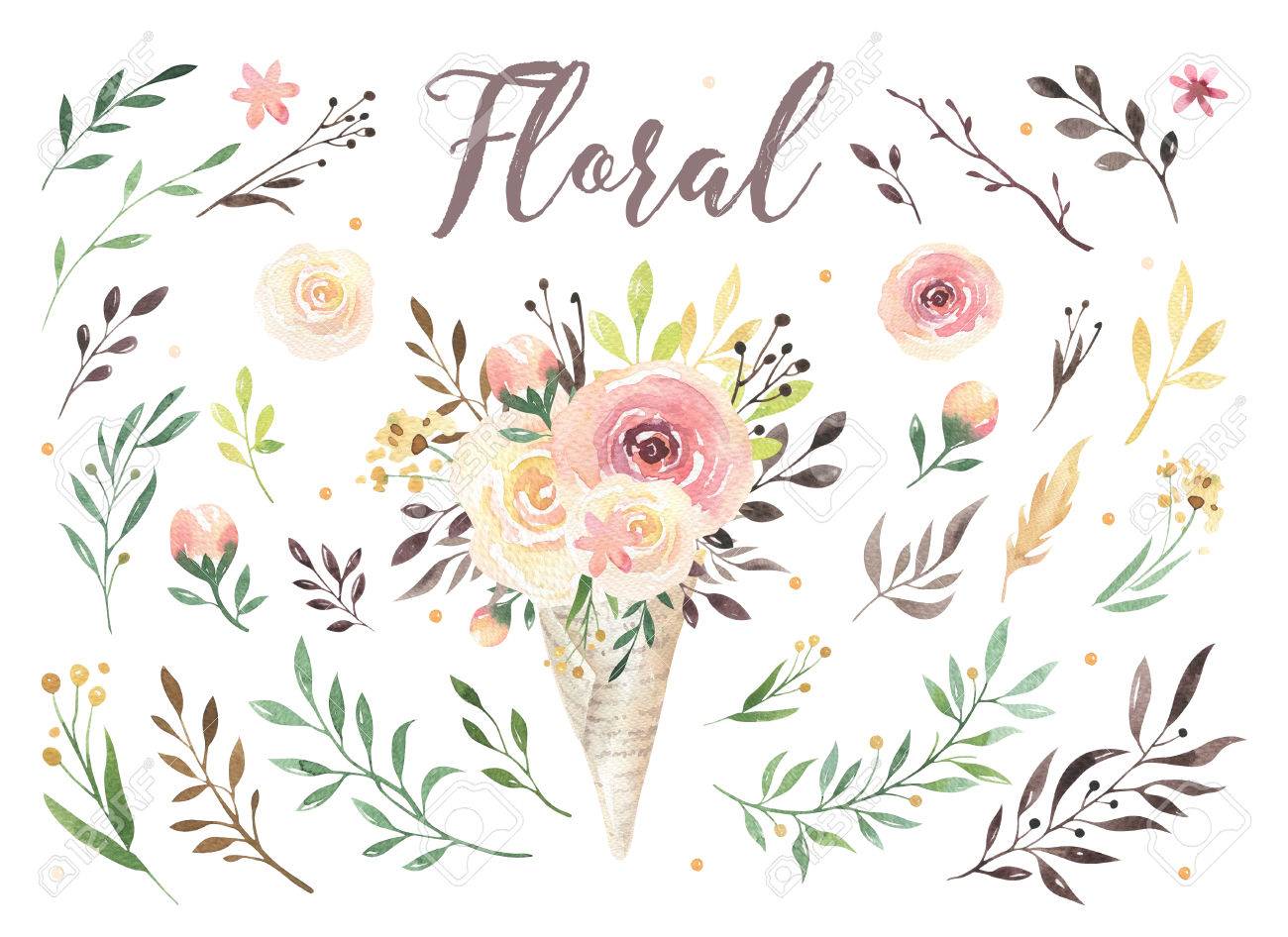 手書きは 自由奔放に生きる葉 枝 花と花のイラストを水彩画を分離しました ビンテージ スタイルの芸術の自由奔放な緑 ウェディング カードの要素 の写真素材 画像素材 Image 手書きは 自由奔放に生きる葉 枝 花と花のイラストを水彩画を分離しました ビンテージ スタイルの芸術の自由奔放な緑 ウェディング カードの要素 の写真素材 画像素材 Image