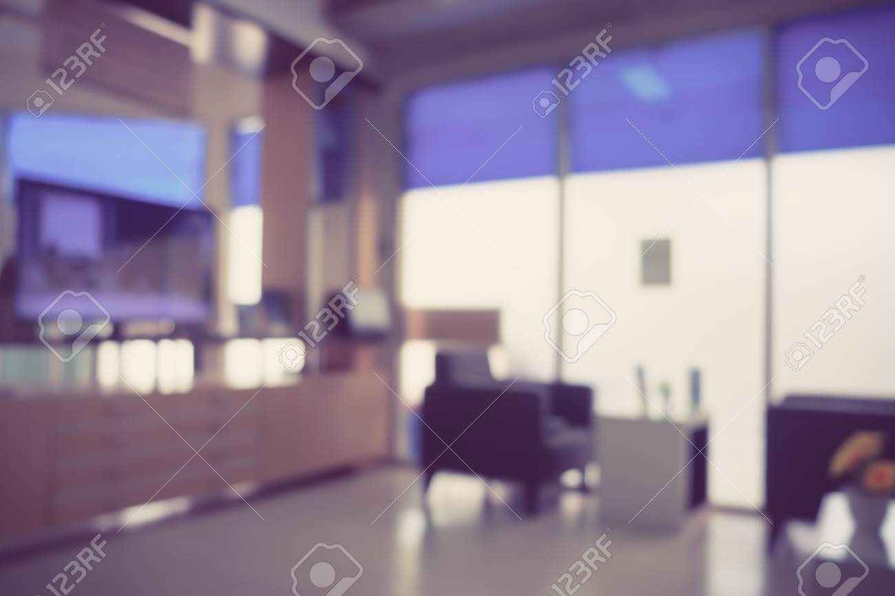 blurred office background with filter effect retro vintage style blurred office background