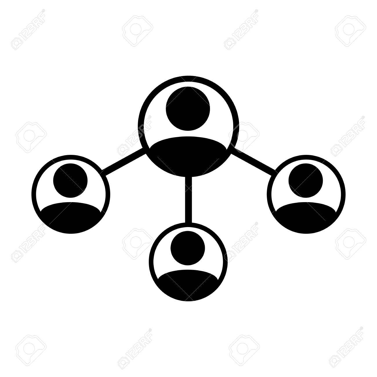 人ネットワーク社会接続アイコン ベクトルの男性人アバター記号 Flaticon グリフ ピクトグラム図におけるチームワークとビジネスの複数を共有するためのイラスト素材 ベクタ Image 3276