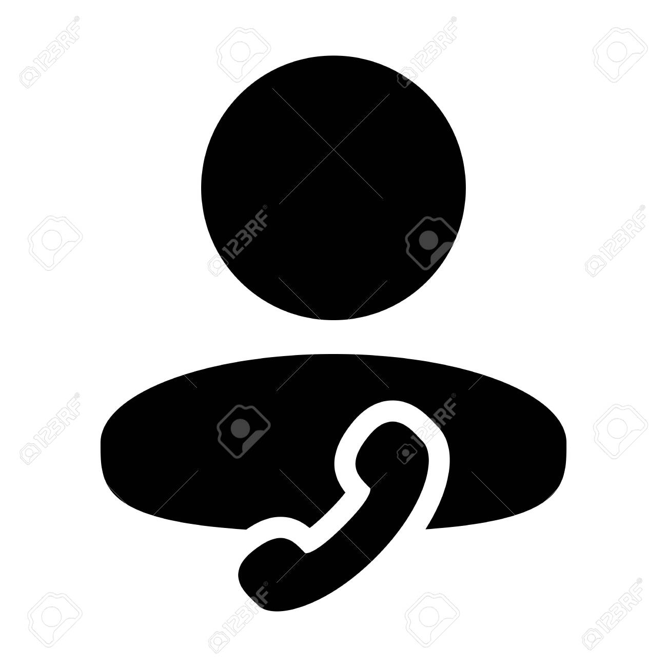 Communication Icon Vector Male User Person Profile Avatar With