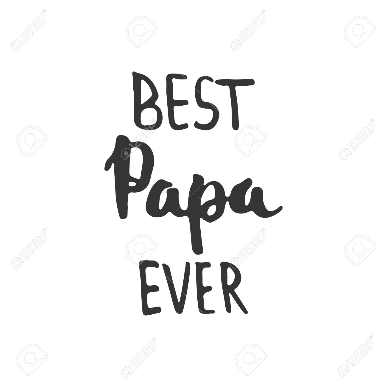 Blue with Cream Lettering Best Papa Ever 1.5 x 16 My Word Blue with Cream Lettering Best Papa Ever 1.5 x 16 My Word