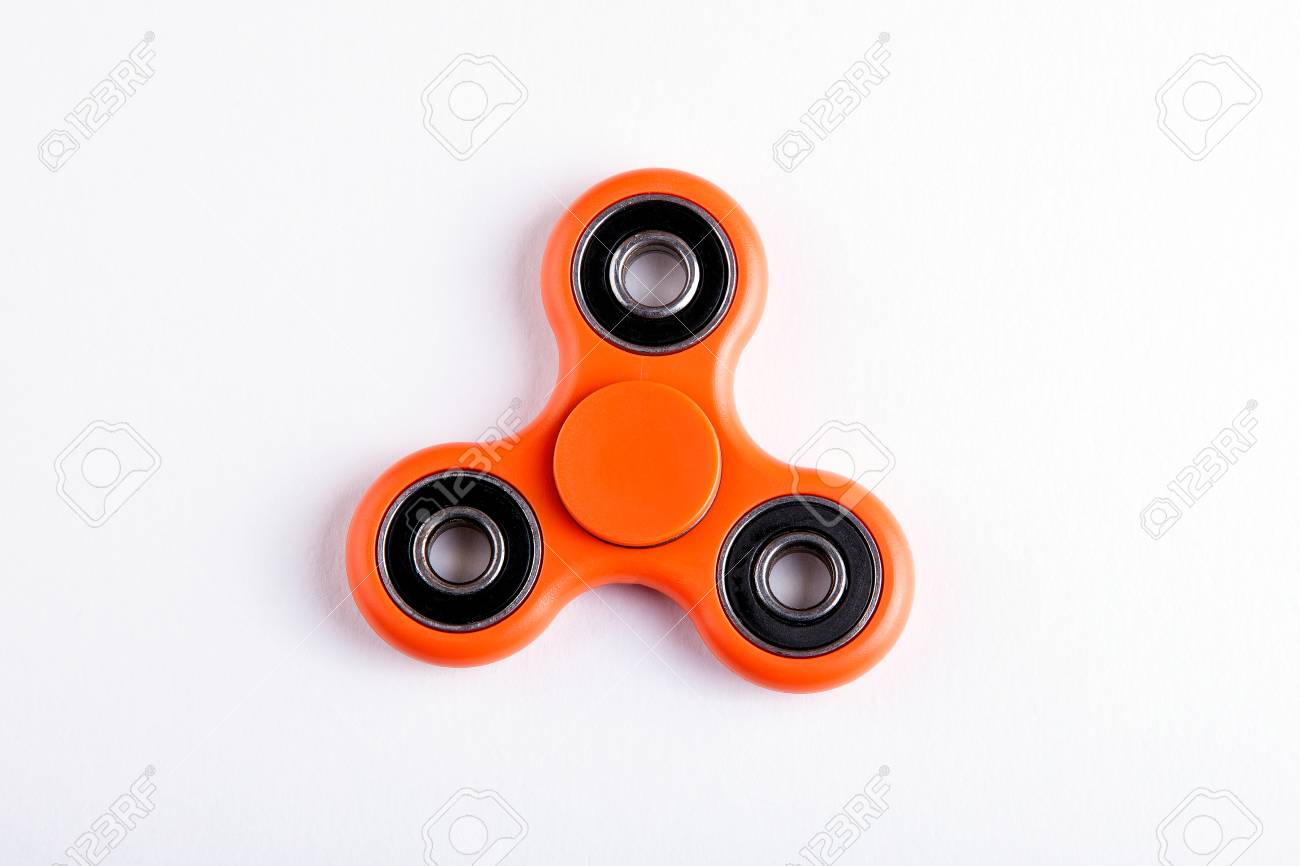 orange fidget spinner