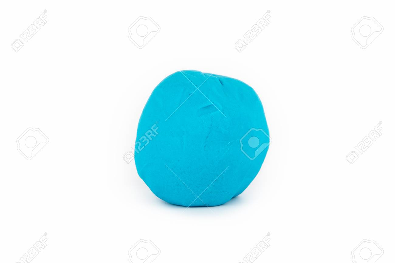 blue plasticine