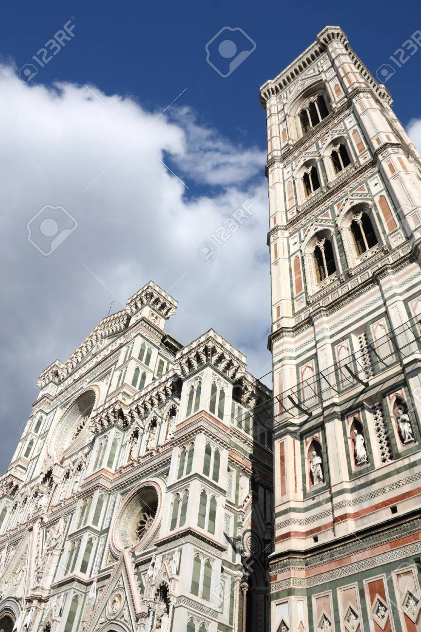 florence duomo cathedral with famous giotto s campanile