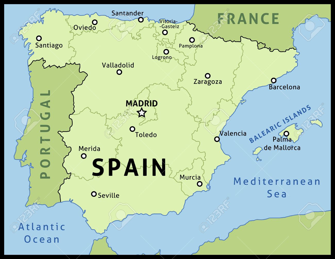 スペインのマップ 自治コミュニティの主要な都市とアウトライン図国の地図 のイラスト素材 ベクタ Image スペインのマップ 自治コミュニティの主要な都市とアウトライン図国の地図 のイラスト素材 ベクタ Image