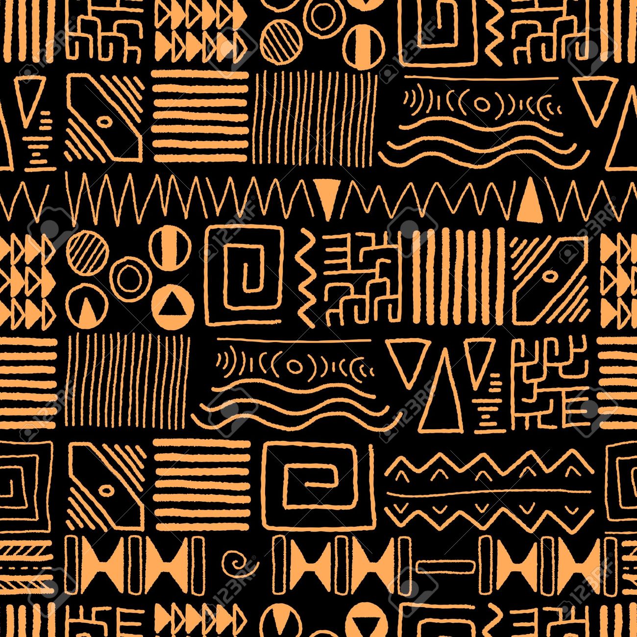 african ethnic pattern tribal