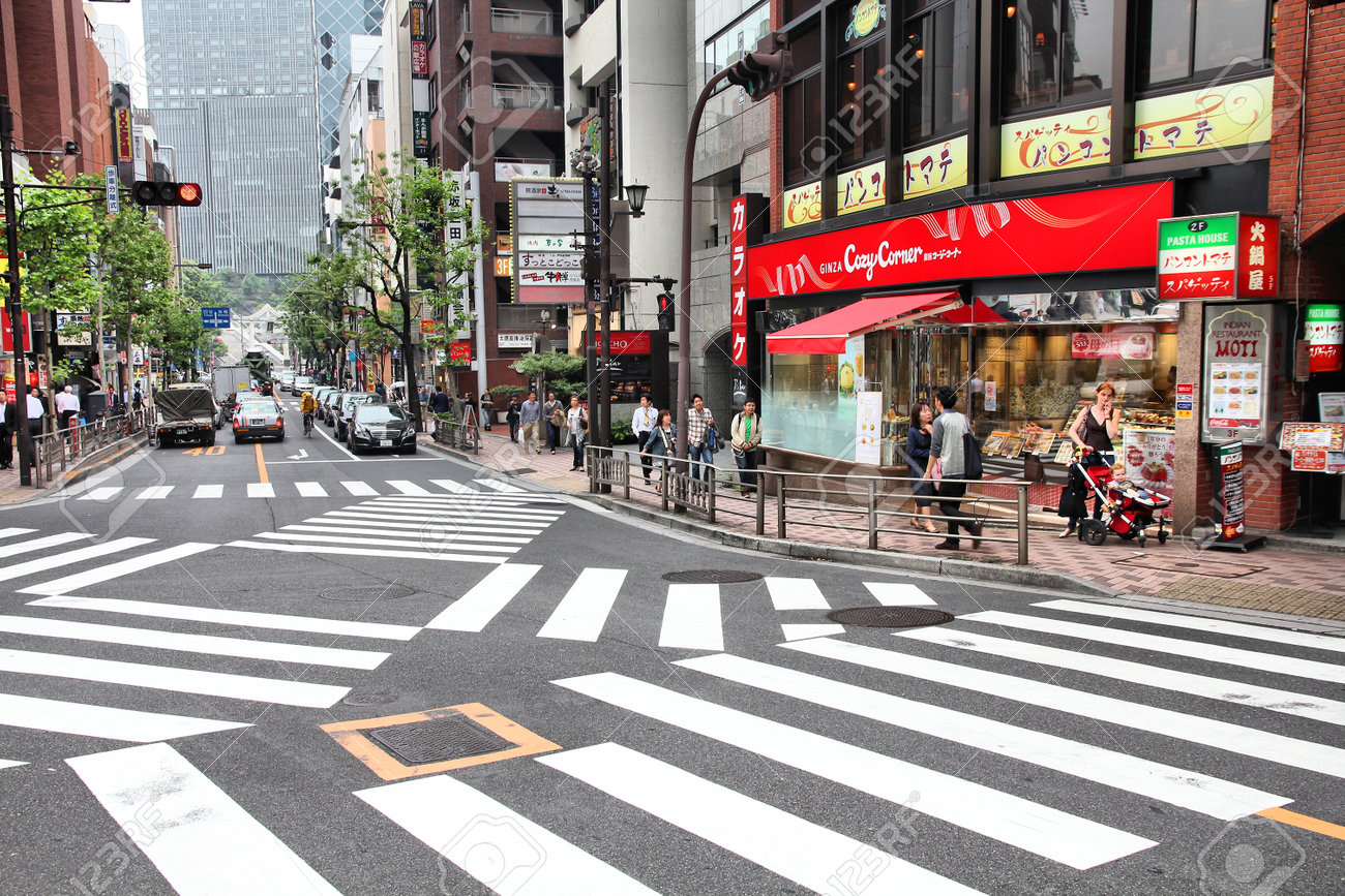 Tokyo Japan May 9 2012 City Life In Akasaka District Of - 