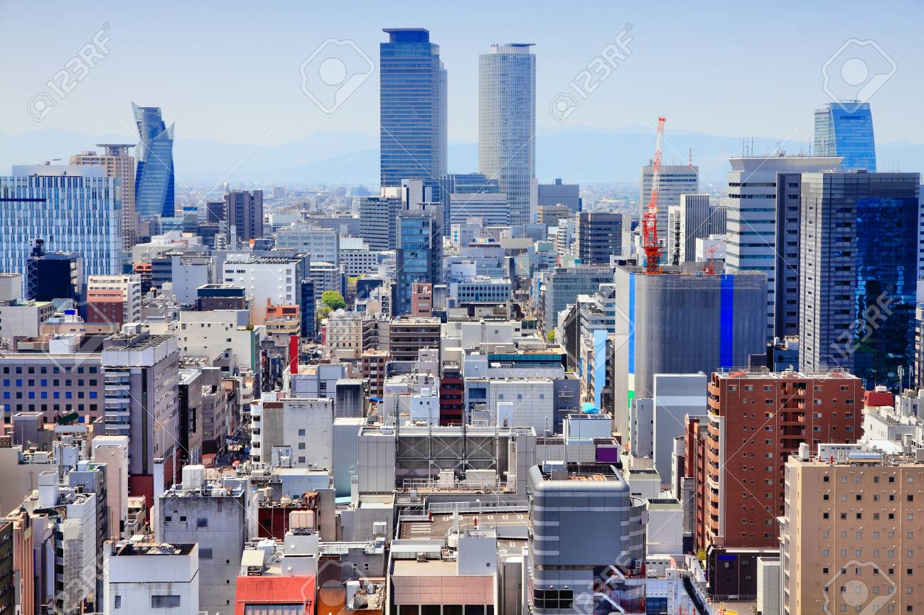 Nagoya Skyline Japan Modern Japanese City Architecture Stock Photo Picture And Royalty Free Image Image