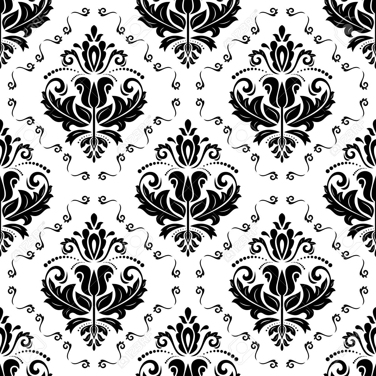 Téléchargement gratuit Images Motif Floral Oriental De Damas Arabesque Et Elements Floraux dernière par