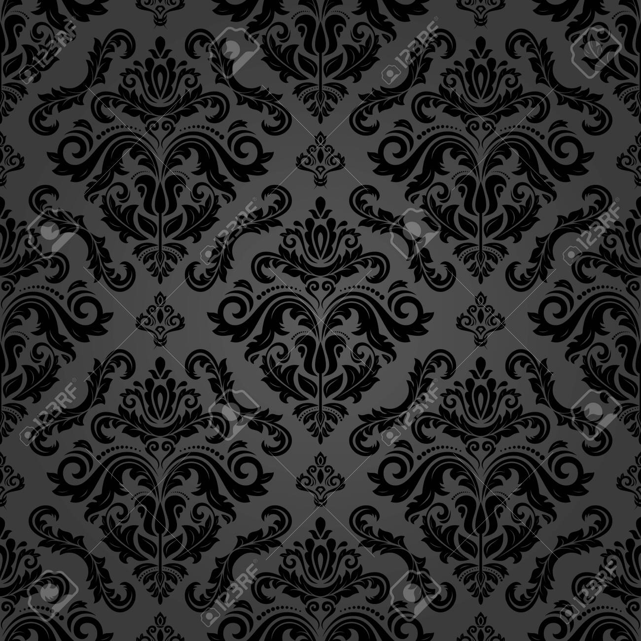 Orient classic pattern. Seamless abstract background with vintage elements. Orient dark background - 125316572 Orient classic pattern. Seamless abstract background with vintage elements. Orient dark background - 125316572