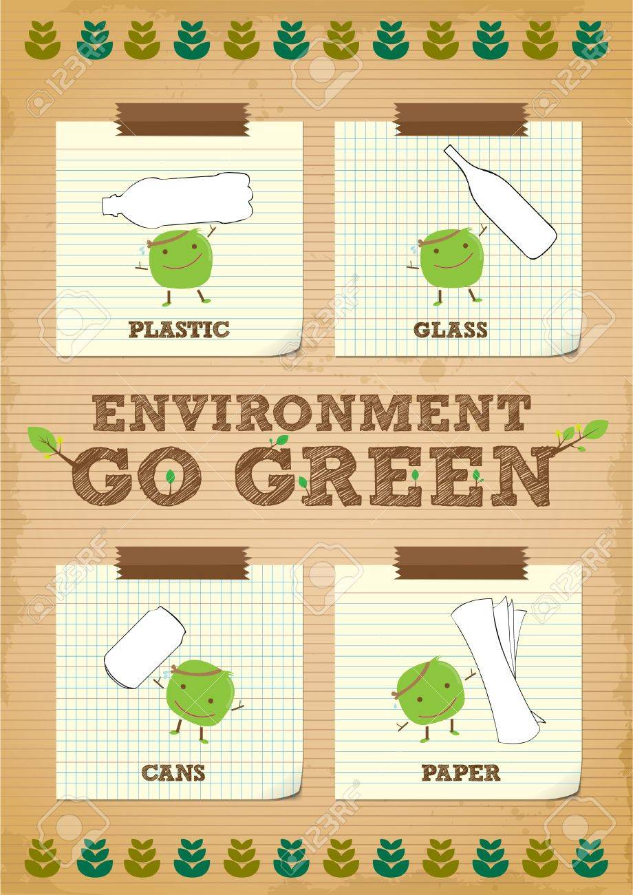 Hand Drawn Environment Go Green Campaign Promotion Poster Design Royalty Free Cliparts Vectors And Stock Illustration Image 18689074<script async src=
