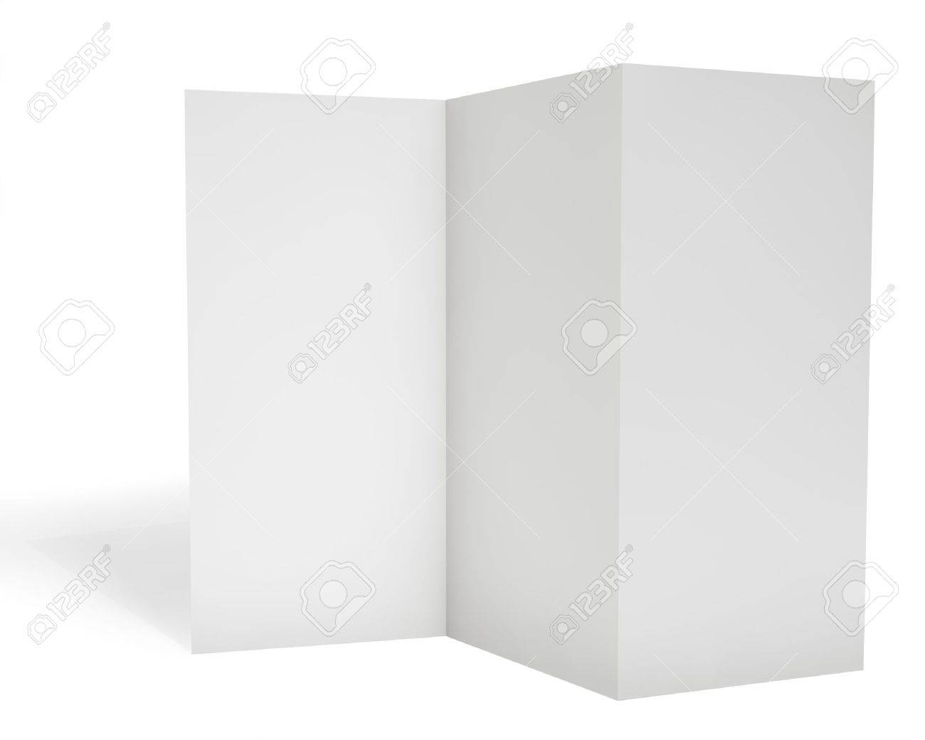 blank leaflet