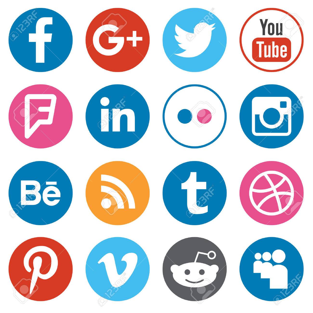 SAINT-PETERSBURG, RUSSIA - SEPTEMBER 29, 2016: Set of flat design buttons with the most popular social network logotypes isolated on white background. Illustrative editorial vector illustration. - 63242562 SAINT-PETERSBURG, RUSSIA - SEPTEMBER 29, 2016: Set of flat design buttons with the most popular social network logotypes isolated on white background. Illustrative editorial vector illustration. - 63242562