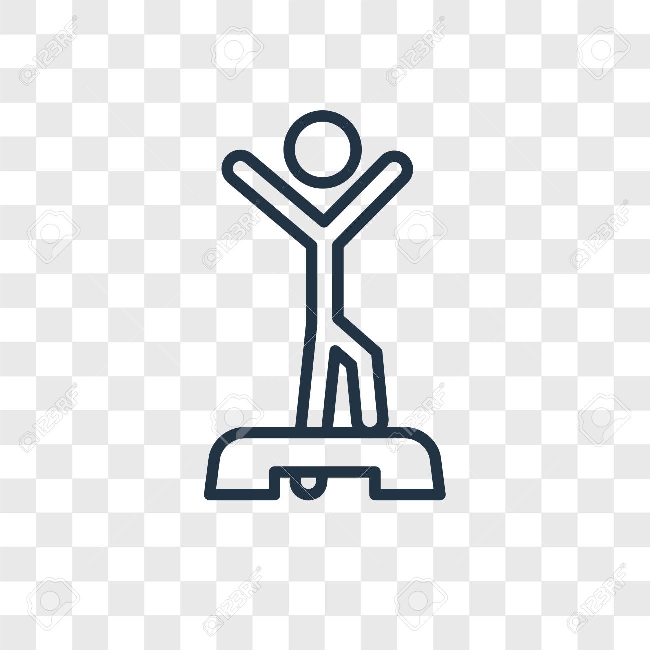Warming Up Vector Icon Isolated On Transparent Background Warming Royalty Free Cliparts Vectors And Stock Illustration Image