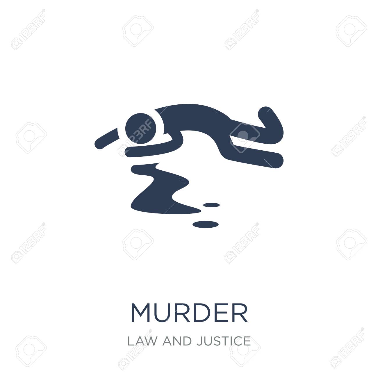 murder icon. Trendy flat vector murder icon on white background from law and justice collection, vector illustration can be use for web and mobile, eps10 - 112280341 murder icon. Trendy flat vector murder icon on white background from law and justice collection, vector illustration can be use for web and mobile, eps10 - 112280341