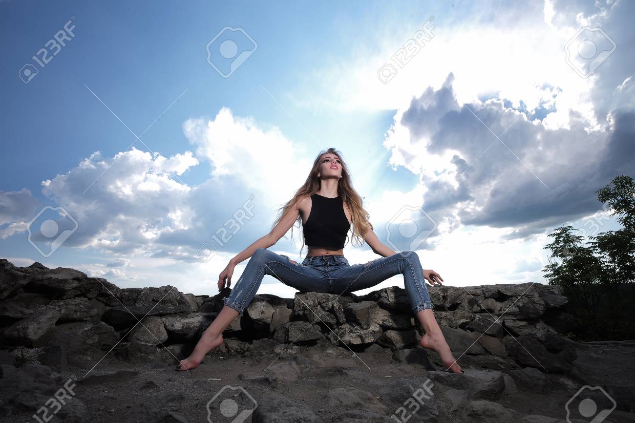 barefoot sitting on clouds barefoot sitting on clouds