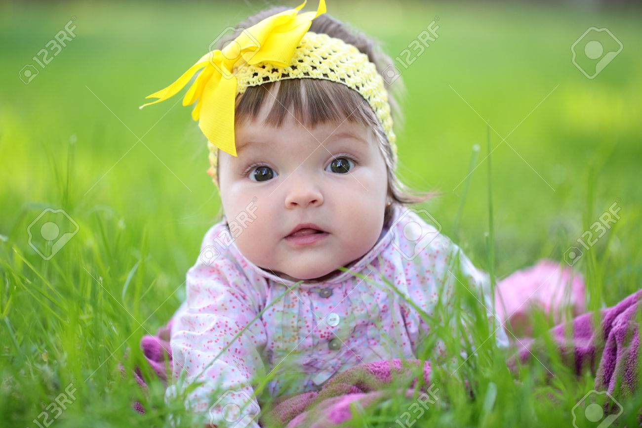 small cute baby girl